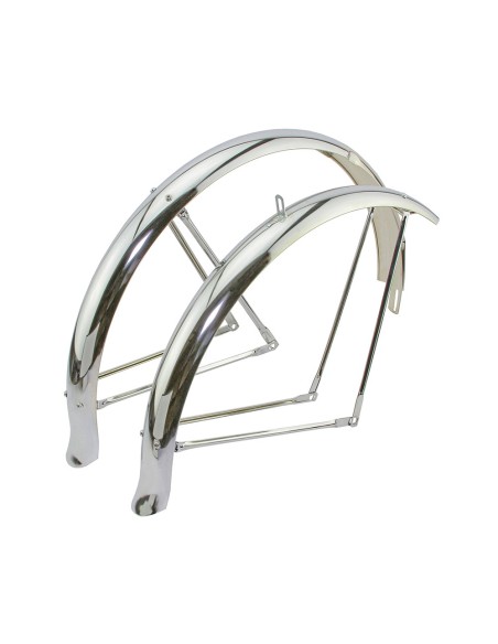 26 Flared Standard Middleweight Fender Set Chrome.